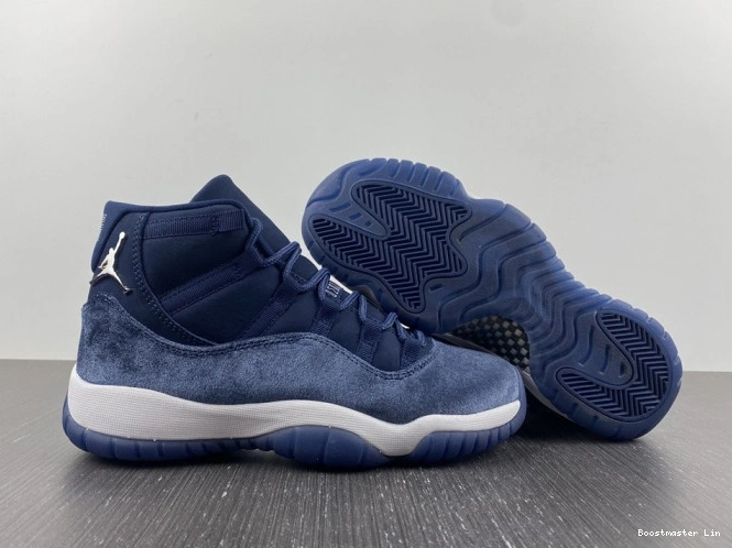 Boostmaster lin Navy Velvet AR0715-441 Midnight WMNS Jordan Air 11 0709